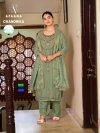 Chandrika By Afsana Fandy Satin Readymade Salwar Kameez 